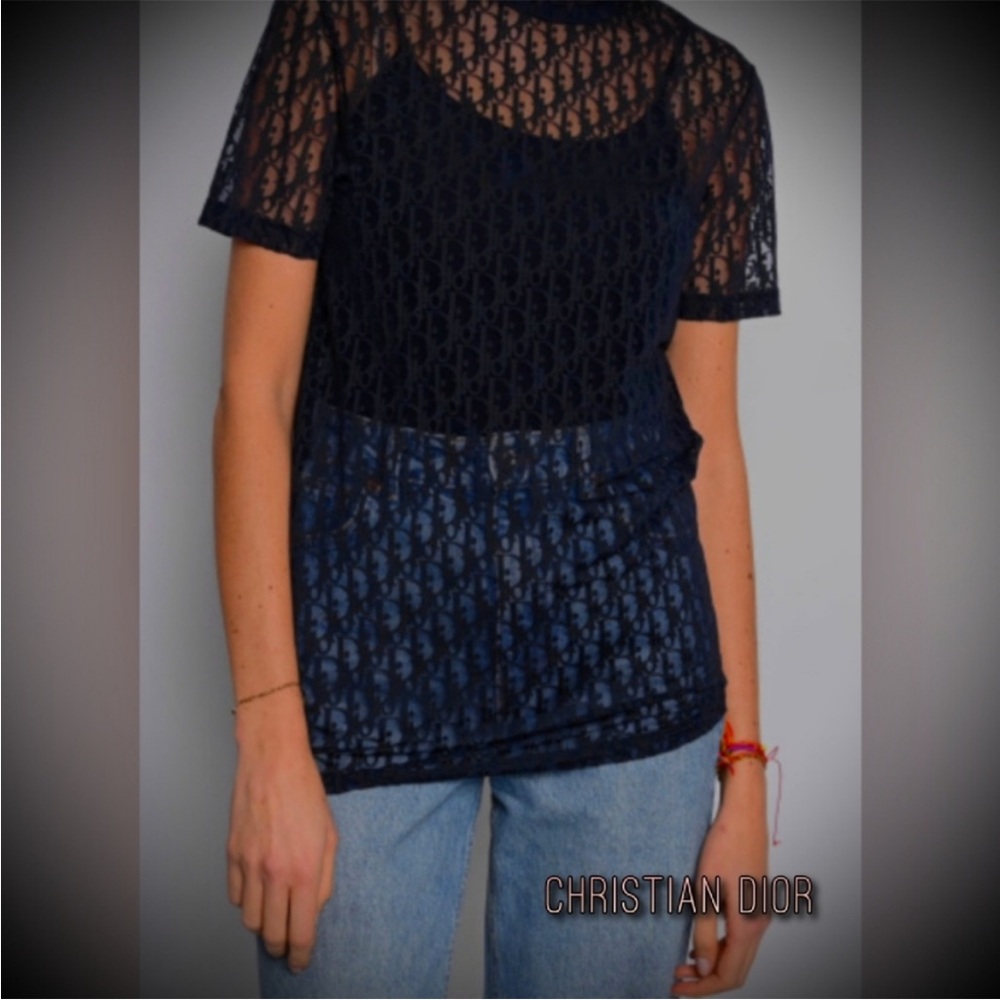 Dior Monogram Sheer Top